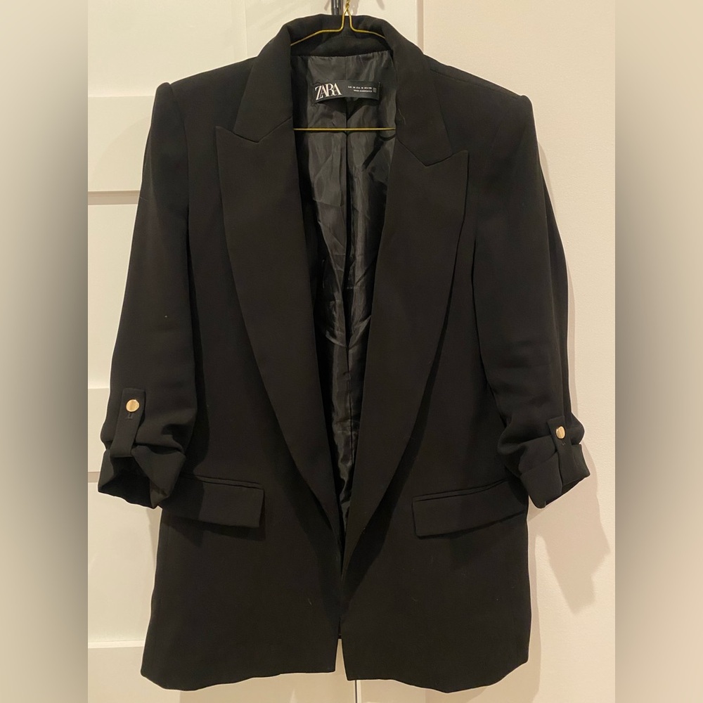 Zara Elegant Black Blazer
